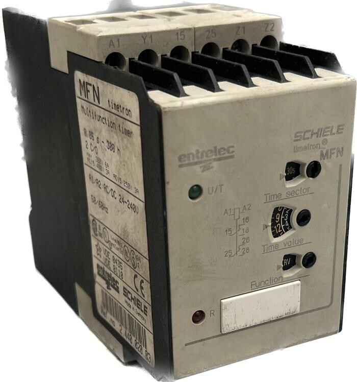 Schiele entrelec MFN multifunction relay 0.05s-300h 2.440.020.03