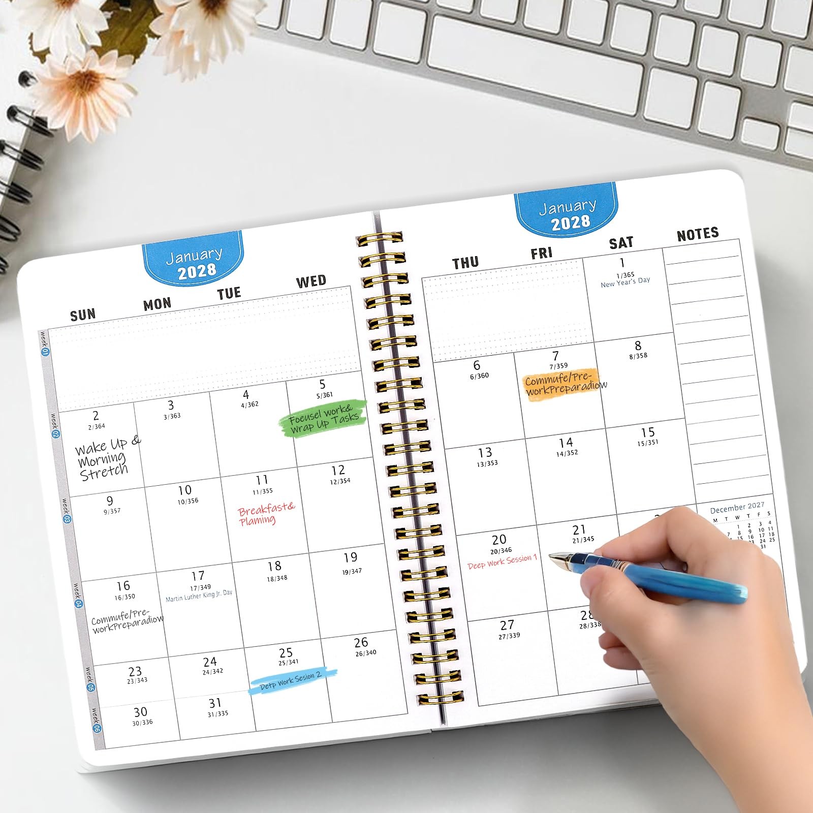 2026-2030 Monthly Planner – 5 Years Monthly Planner with Calendar from Jan 20…