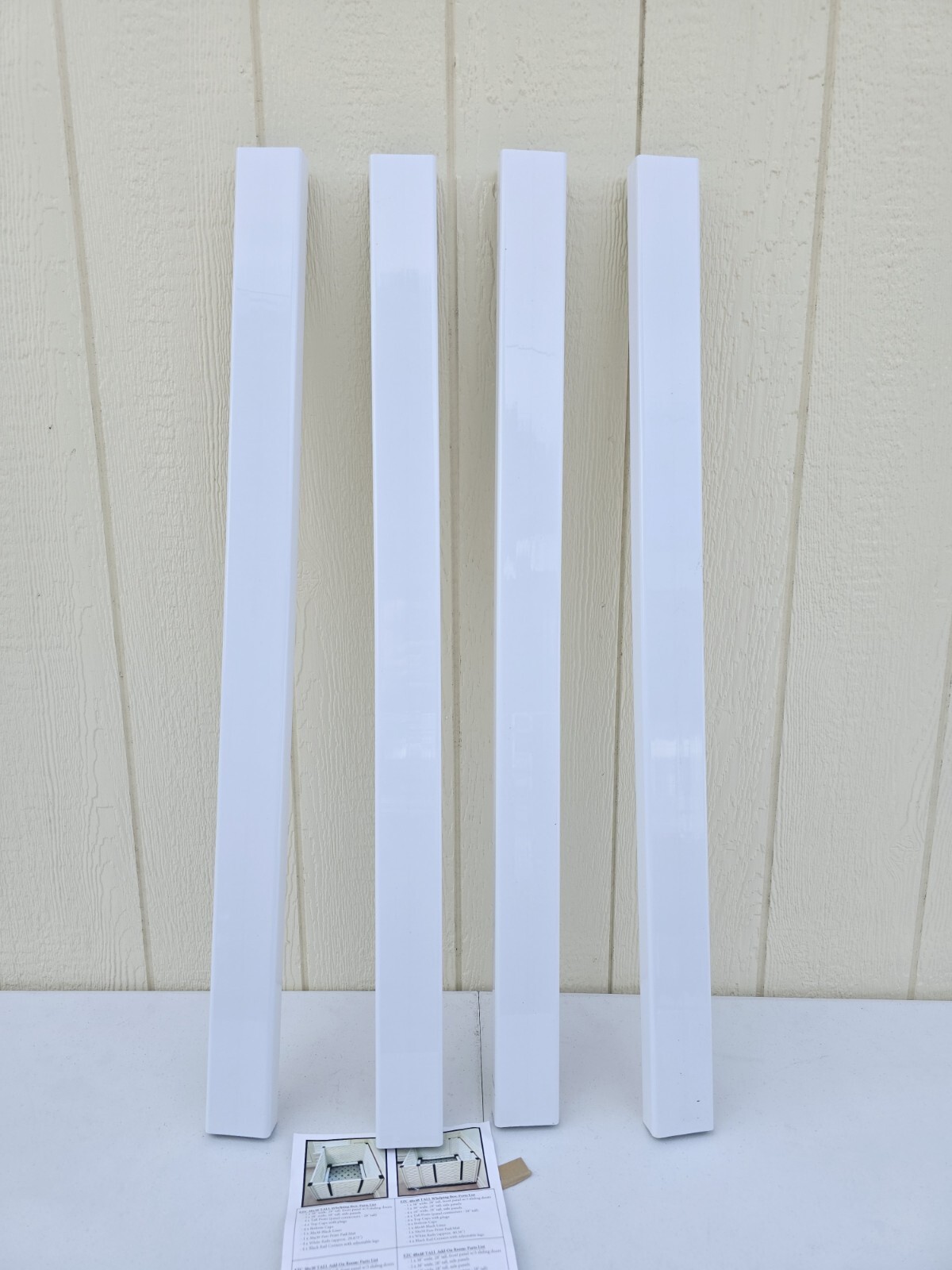 EZwhelp 4x White Rails (Approx. 40.56″)