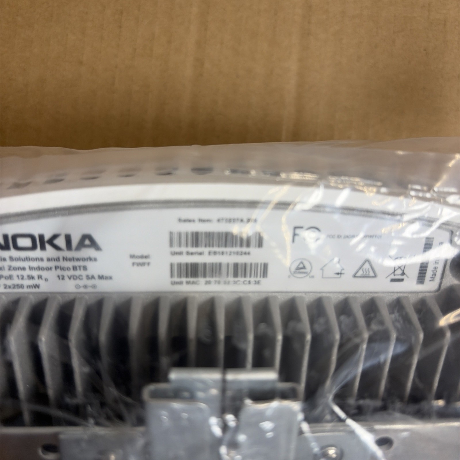 Nokia Model FWFF Flexi Zone Indoor Pico BTS 473237A.206 New Sealed