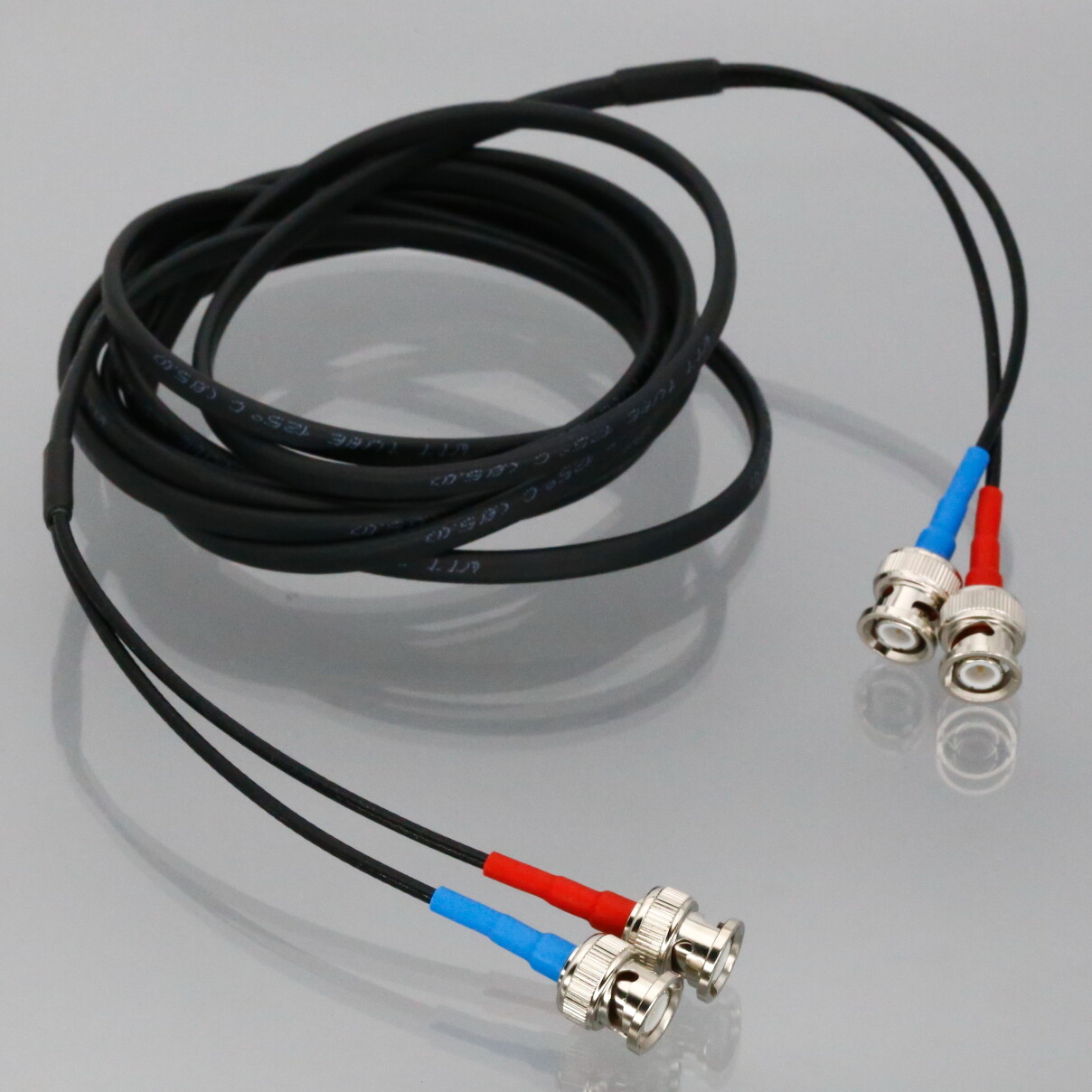 Signal Dual Cable both BNC end 10~50FT For Dynasonics DXN Ultrasonic Flow Meter