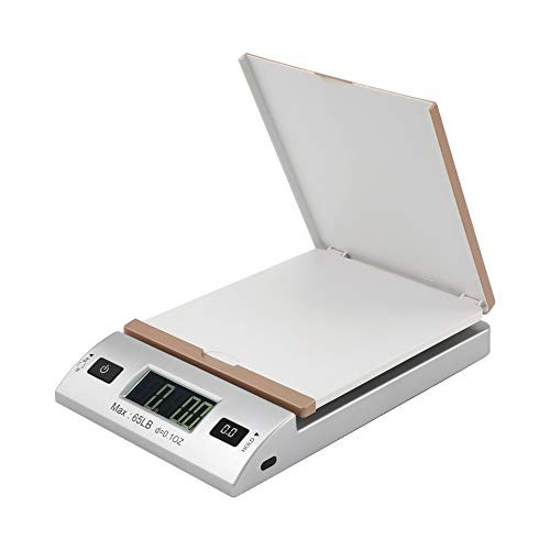 High Accuracy 0.1oz Digital Shipping Scale Postal Mail 65lb Gold