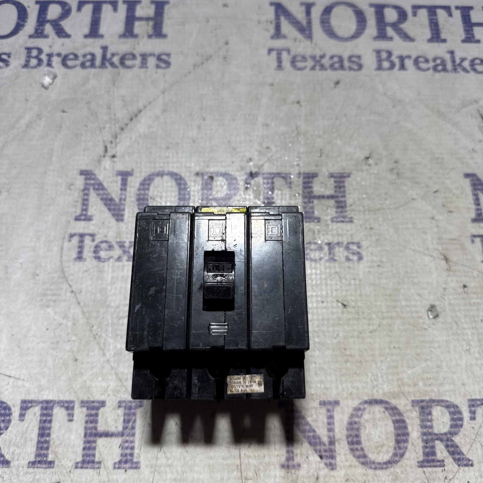 Square D EHB34030 Bolt-On Circuit Breaker 30A 3P 480Y/277V 14KA EHB-4