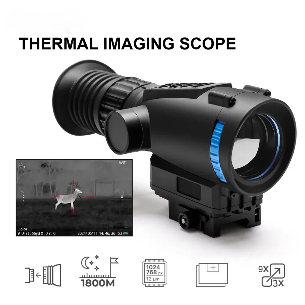 GOYOJO Thermal Monocular 384*288 25mm/35mm Lens 3-9X Zoom Thermal Imaging Scopes