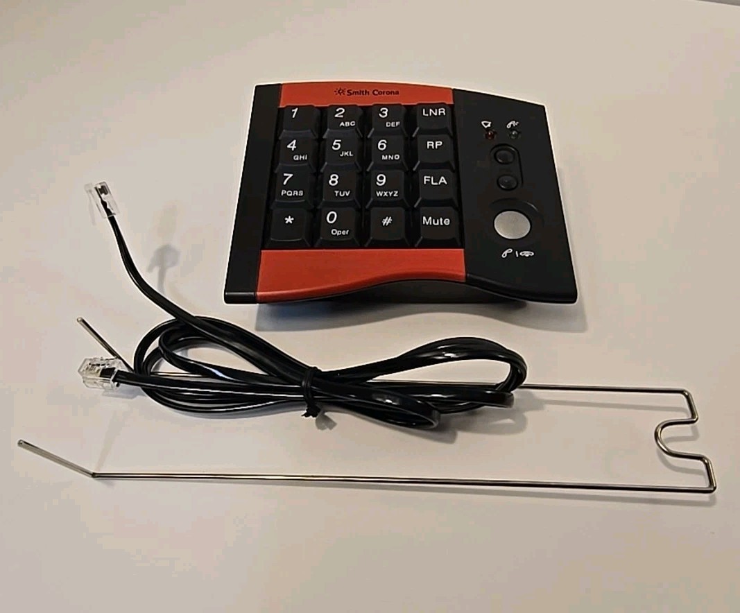 Smith Corona HP100 Headset Phone Dial Pad for Work From Home Office W Hanger