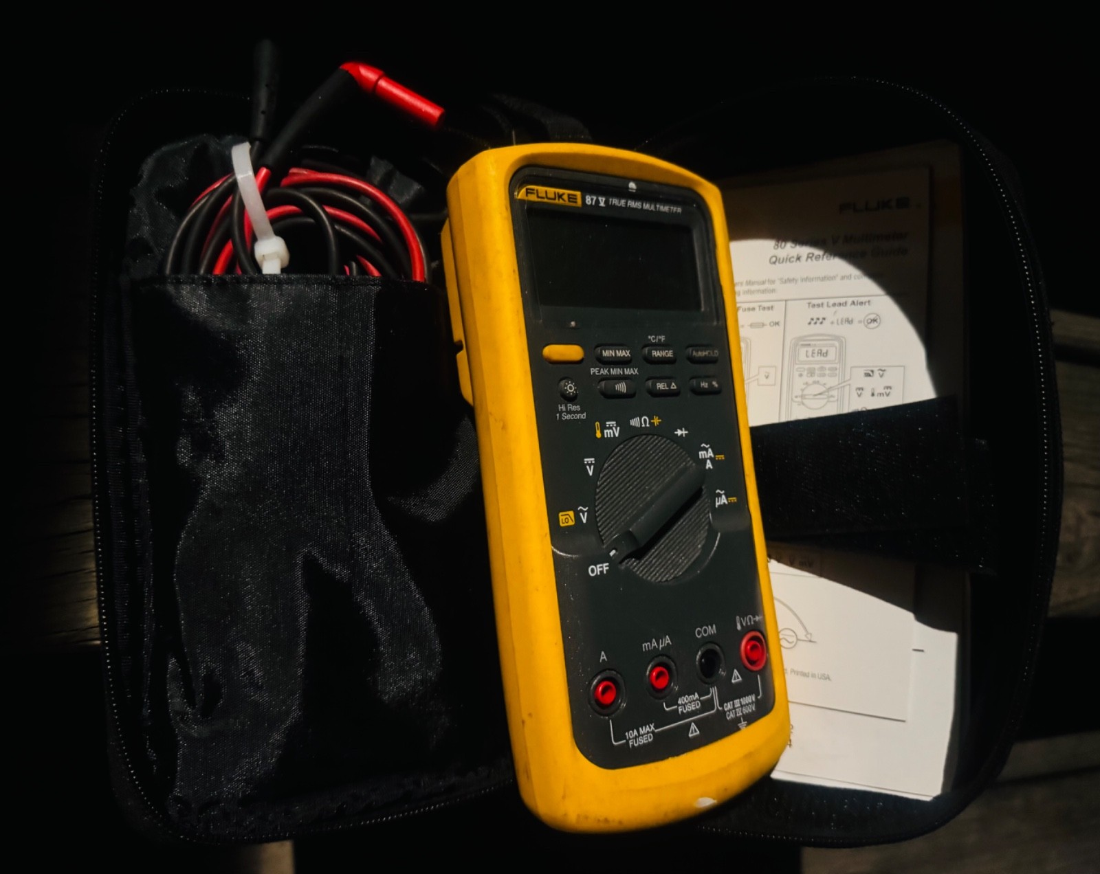 Fluke 87V/E2 Industrial Electrician Combo Kit