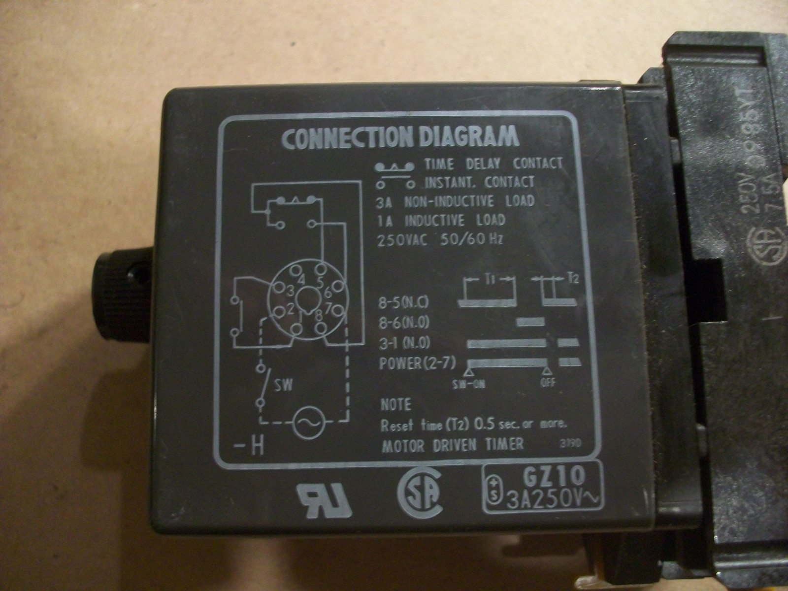 Omron Subminy Timer STP-NH-US 0-30 minutes 110vac source