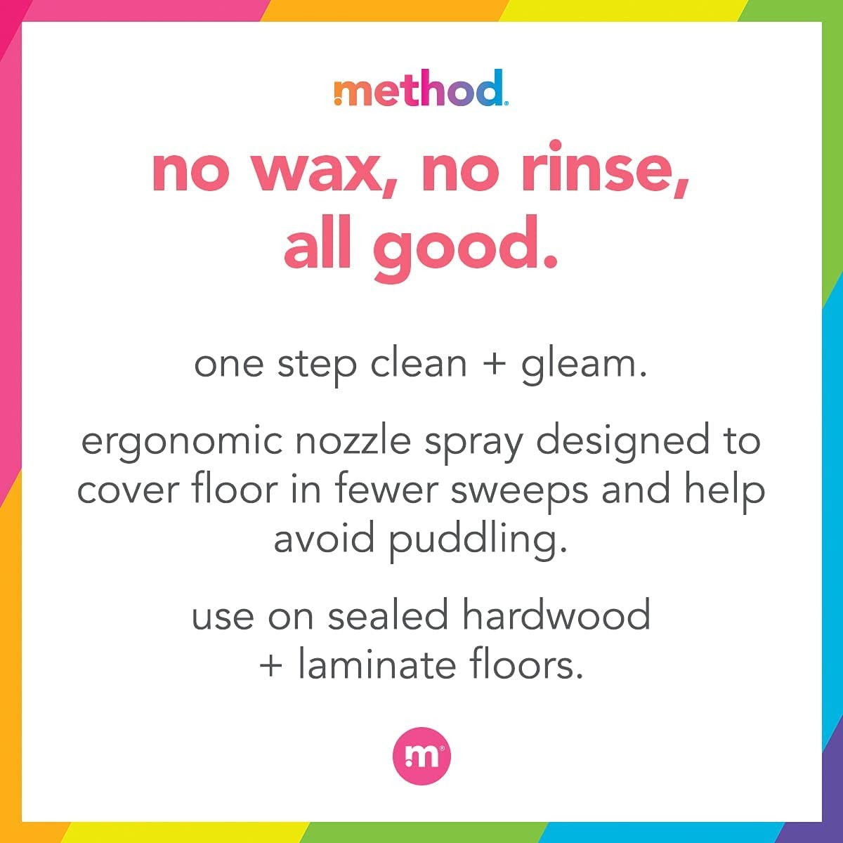 Method Squirt + Mop Hardwood Floor Cleaner 68 Fl Oz (Pack of 1), 1 pack