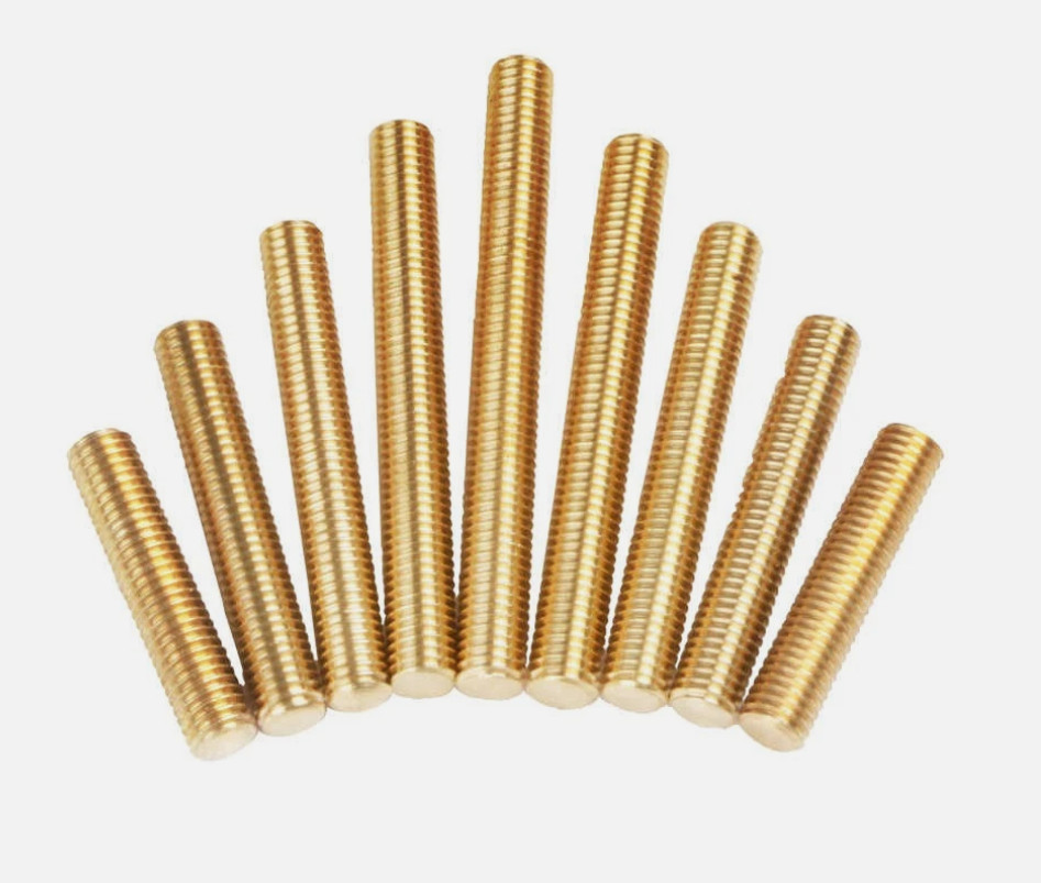 2mm 2.5mm 3mm to 20mm Brass Threaded Bar Threaded Rod Full Thread Studding Bar