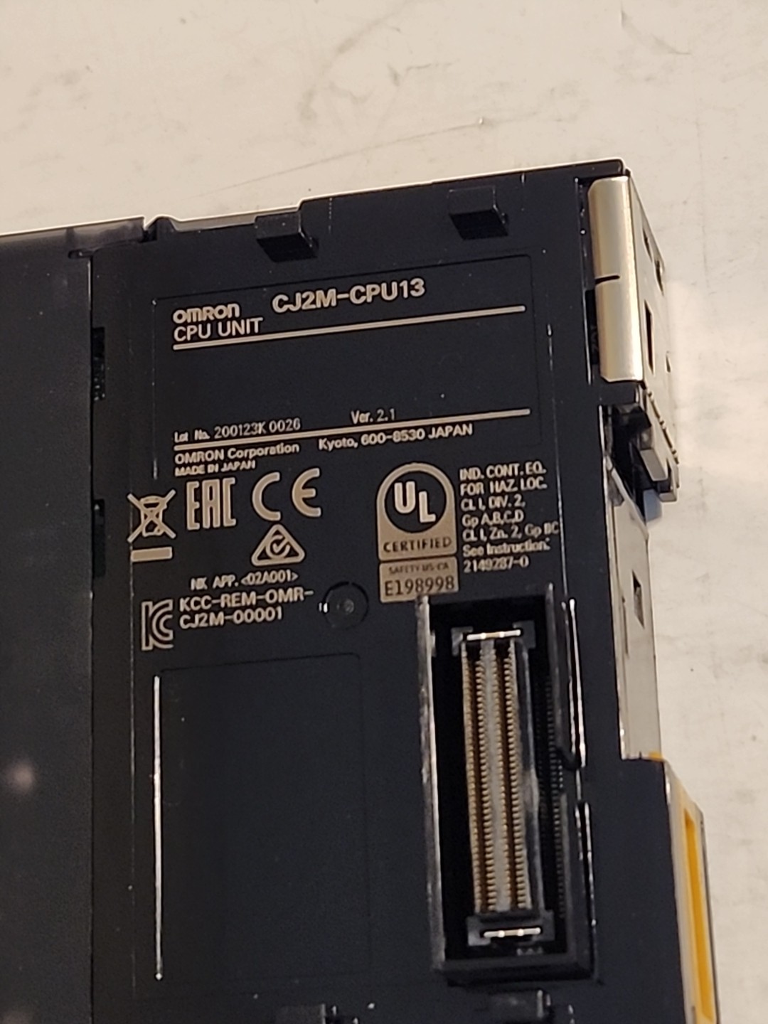 Omron CJ2M-CPU13 PLC CPU Unit with Warranty & Free Shipping