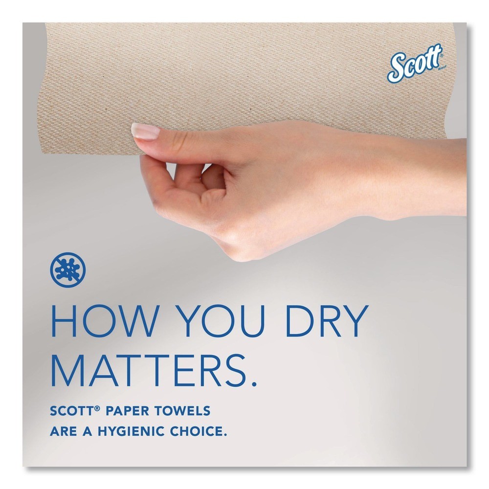 Scott 58671CT 8″ x 900′ 1-Ply Recycled Hard Roll Paper Towels – Brown (6/CT) New