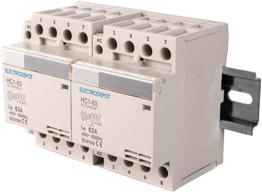 40A 4 Pole Normally Open Contactor IEC 400V 110/120VAC Replacement