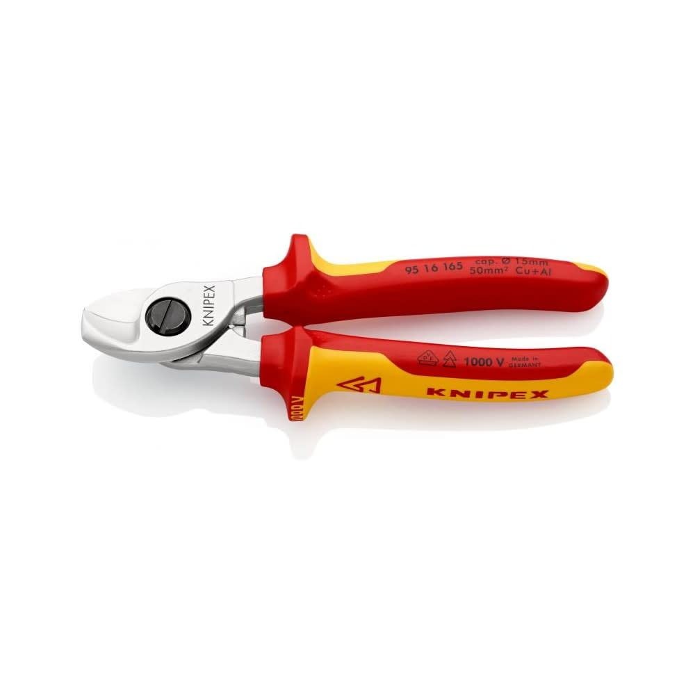 KNIPEX Classic Red Cable Shears-1000V Insulated