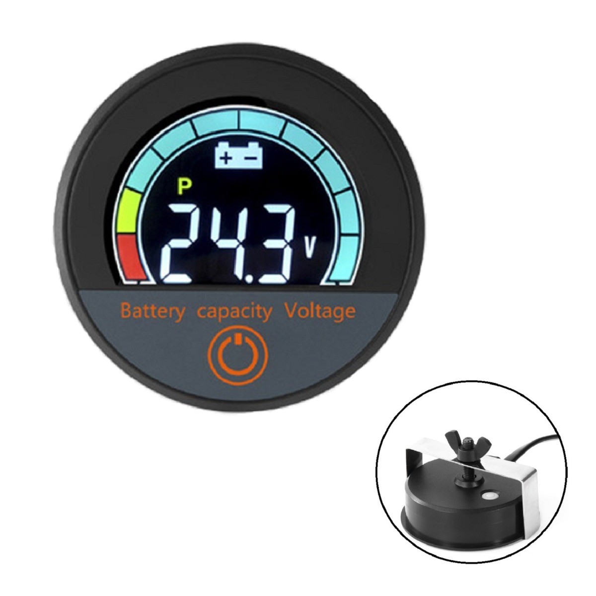 For Various Battery Types And Systems Low Voltage Alarm Battery Monitor