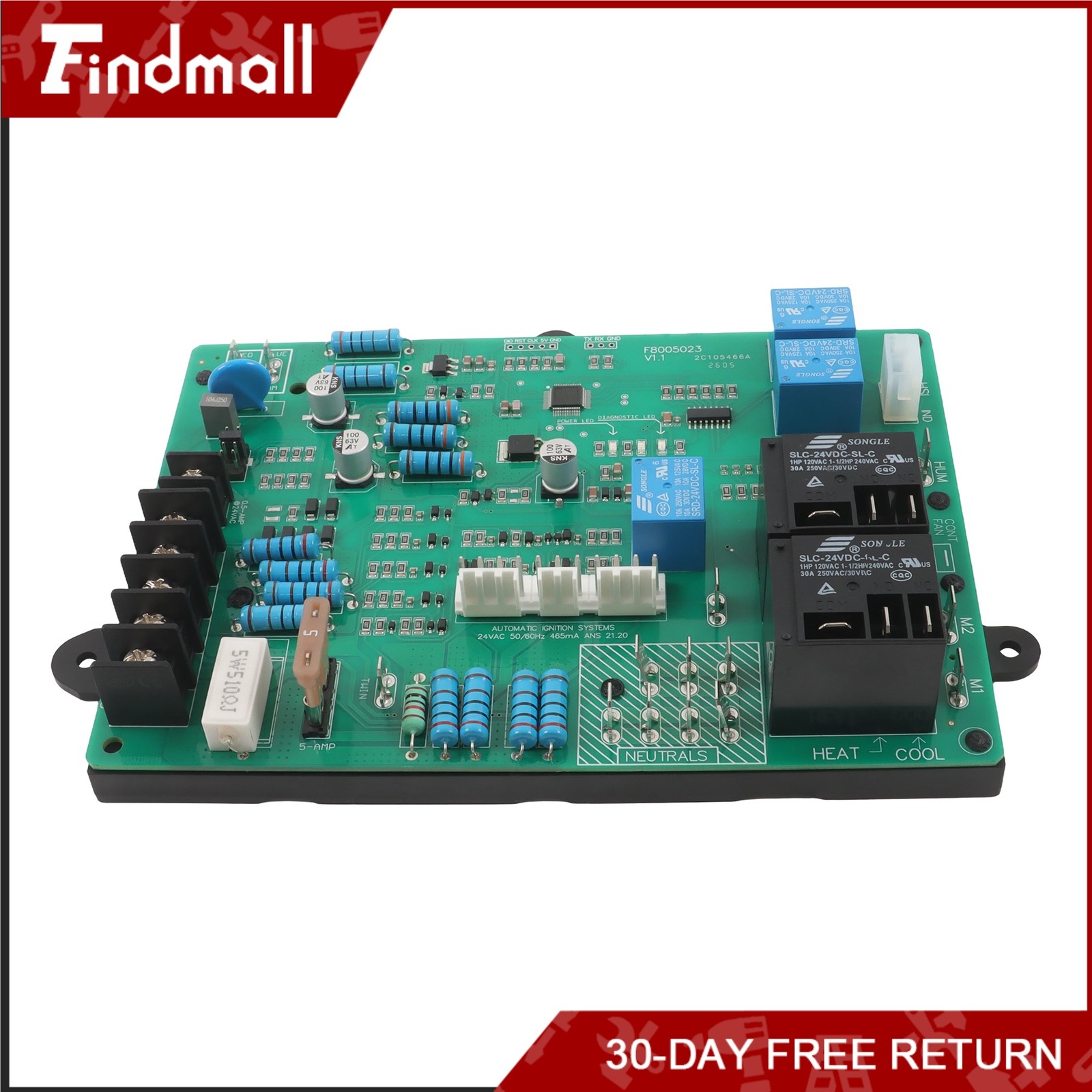 Findmall Gas Furnace Circuit Board HK42FZ018 CEPL130590-01 1172550 Control Board