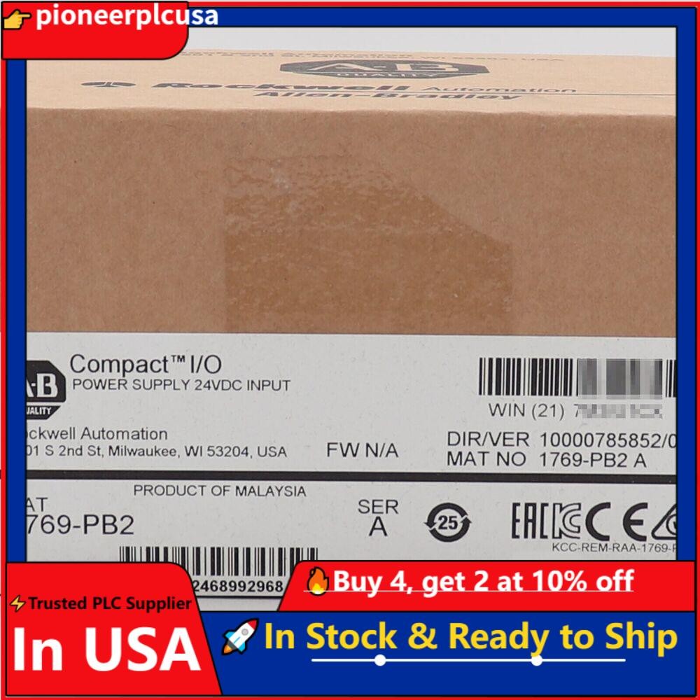 Allen-Bradley 1769-PB2 CompactLogix DC 2A/0.8A Power Supply New Factory Sealed