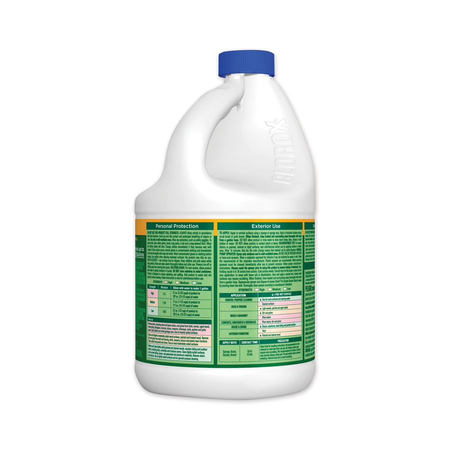 OUTDOOR BLEACH, 81 OZ BOTTLE, 6/CARTON
