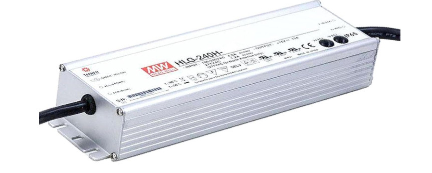 MeanWell LED Driver HLG-240H-12 192W Input 100-240VAC 277VAC Output 12V 16A