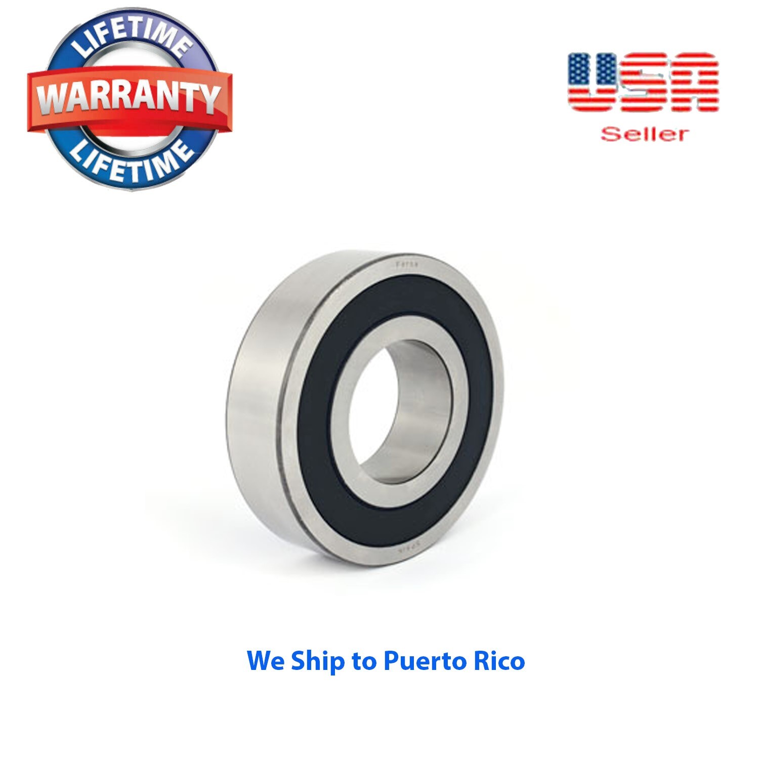 10 PCs 6005-2RS Premium Rubber Seal Ball Bearing C3 EMQ, 25x47x12, 6005rs