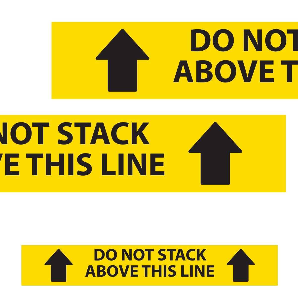 3″ X 200′ DO NOT STACK ABOVE. NADCO Vinyl Adhesive Tape – Aisle Marking 3x200ft,