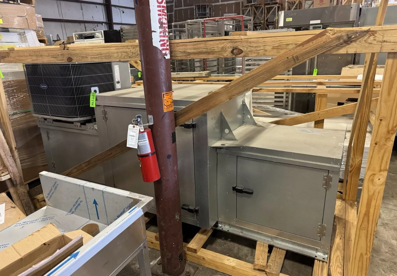 NEW CAPTIVE AIRE Make Up Air Unit Includes A/C Unit 220v 1 Phase