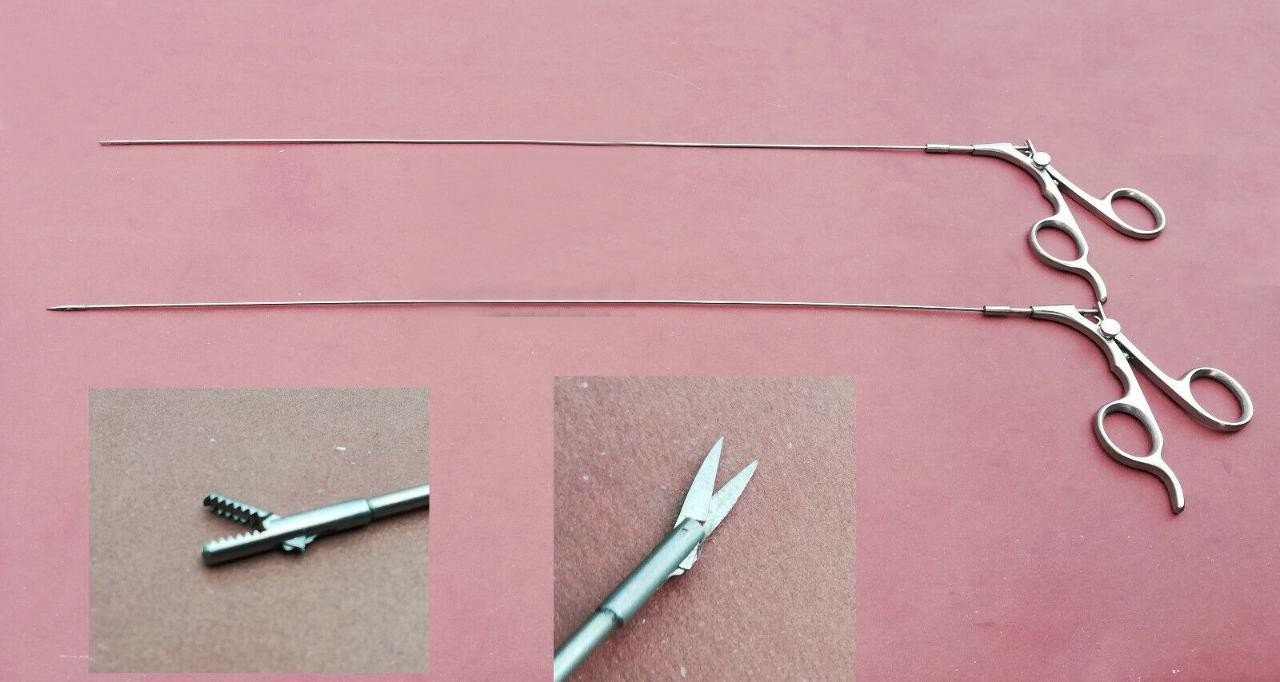 Hysteroscopy Urology Biopsy and Grasping Forceps & Scissor 7fr Lenght 18″