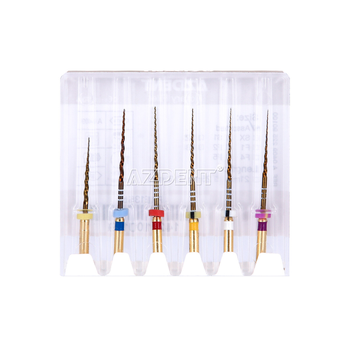 Limas rotatorias NITI para endodoncia dental Uso del motor Gold Taper SX-F3 25mm