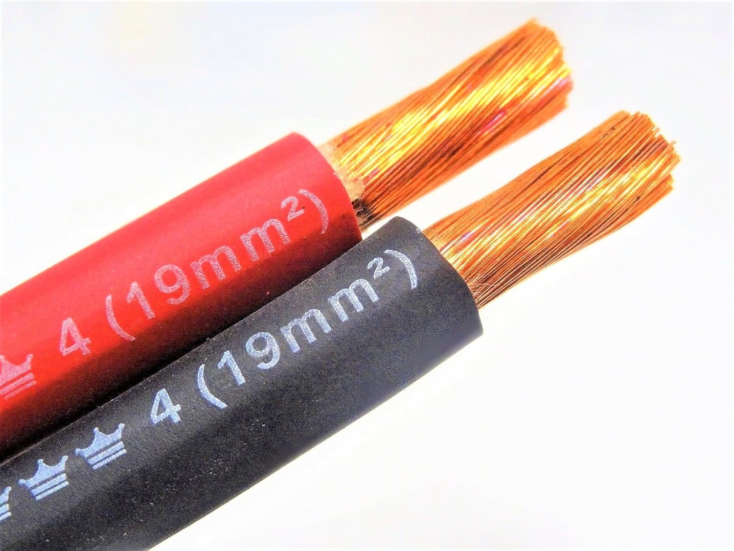 4 AWG EXCELENE WELDING CABLE BLACK or RED MADE in USA (5 FT, BLACK)