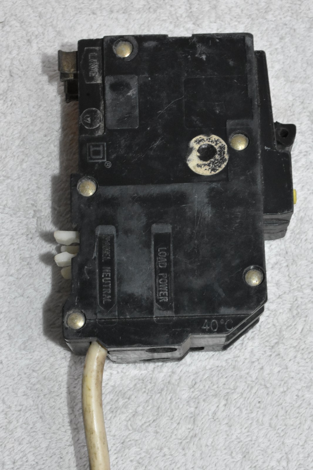Square D QO250GFI Circuit Breaker 2-Pole 50A Ground Fault 120/240V