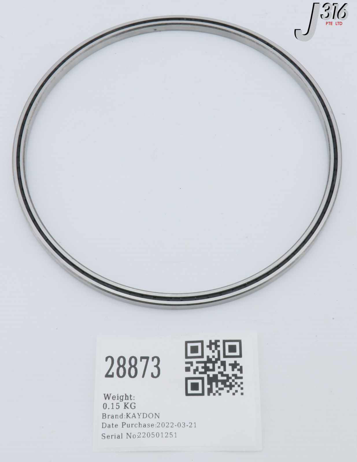 28873 KAYDON BEARING ASSY, OD: 16.5CM IN: 15CM. OS3Y4 RAR 3002 0M6