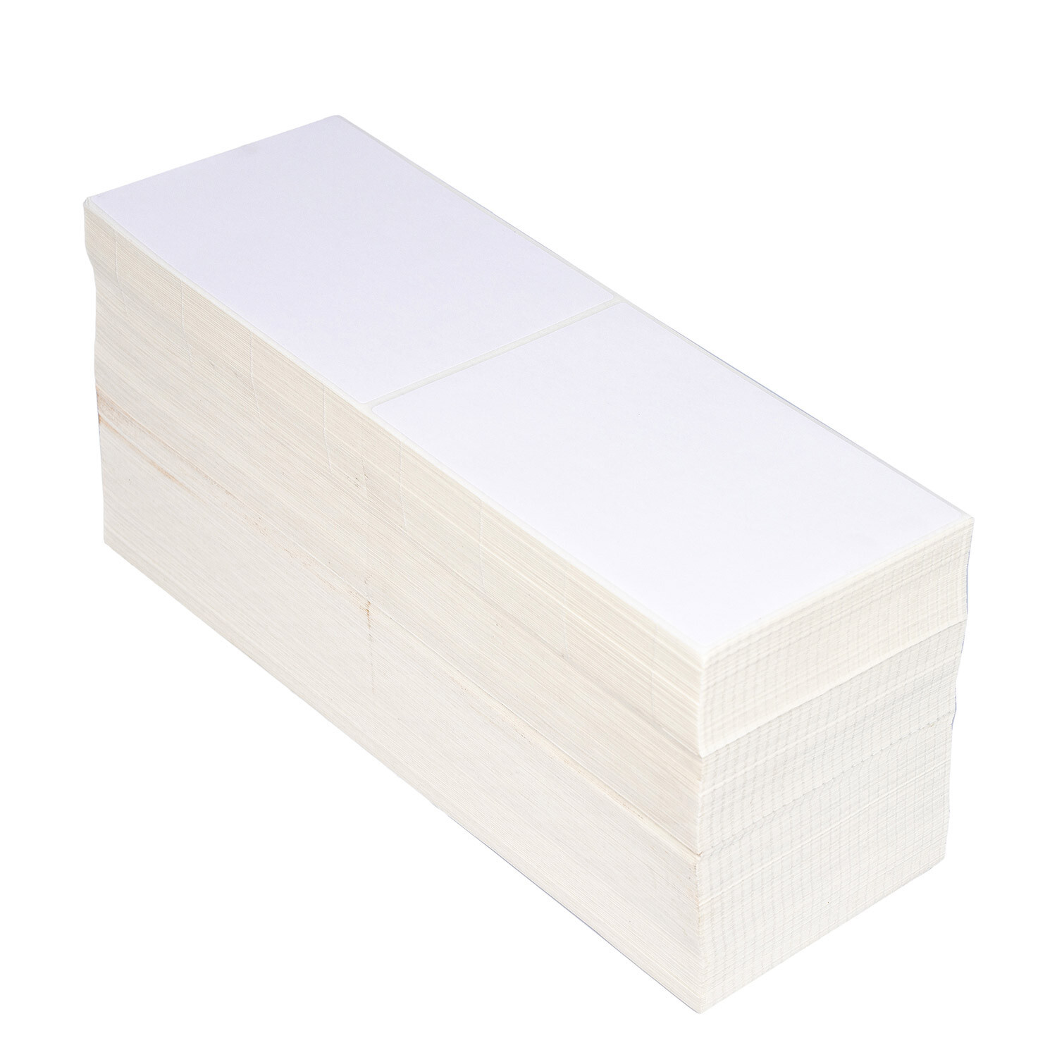 ZEBRA / ELTRON 4×6 (4″ x 6″) Direct Thermal Fanfold Labels – (4) Stacks of 2000