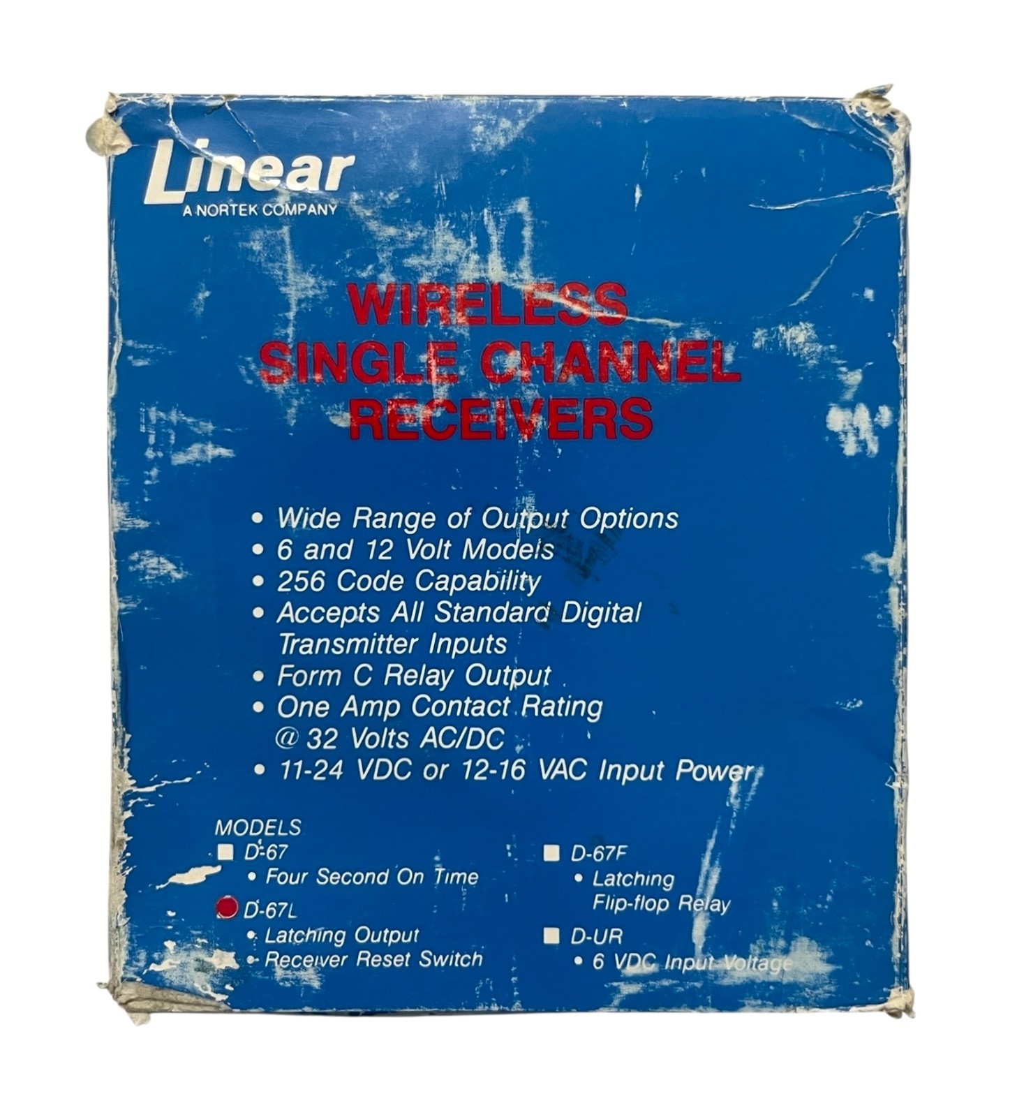 Linear D-67 Wireless Single Channel Digital Receiver Beige