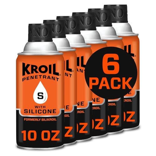 Kroil Penetrating Oil with Silicone (Aerosol Spray-10oz Can-Case of 6)
