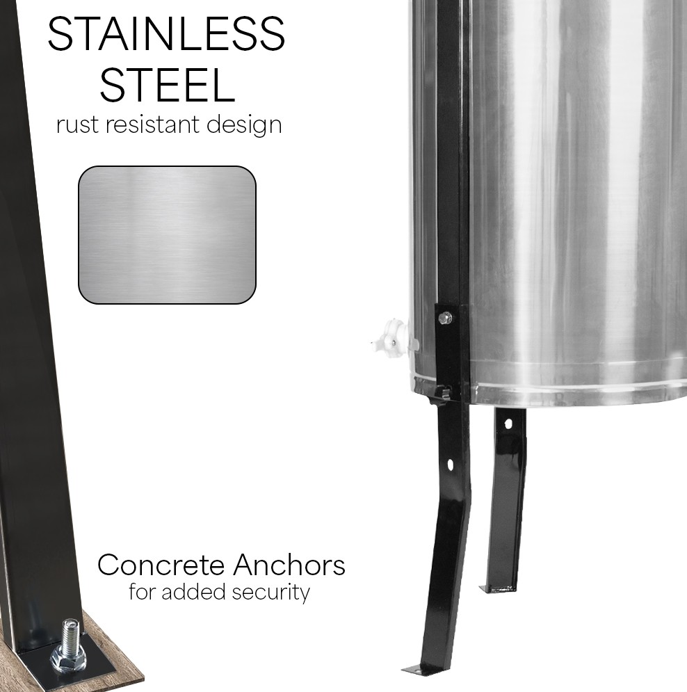 Scratch & Dent Four 4/8 Frame Stainless Steel Bee Honey Extractor BEE-V004B
