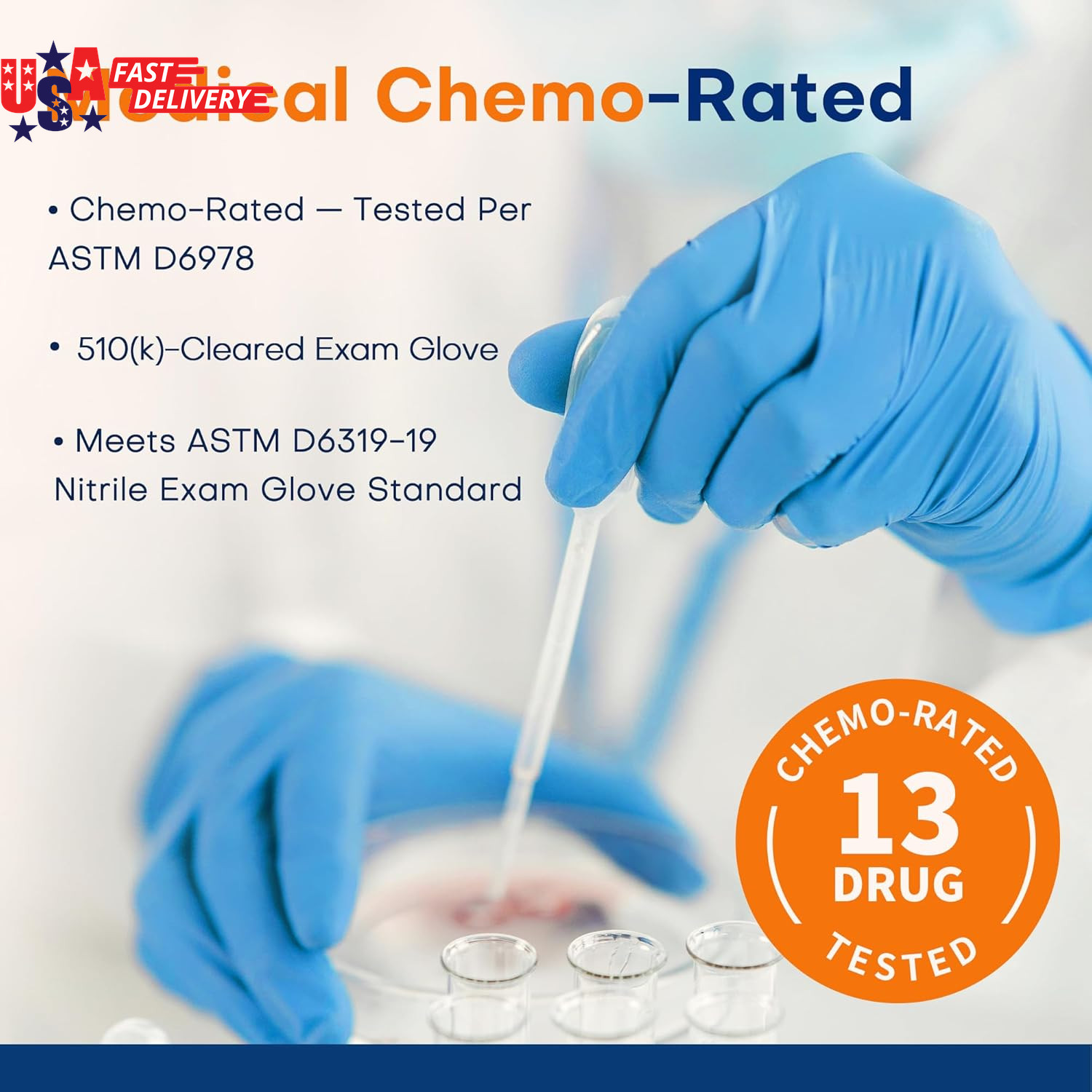 Medical Soft Max™ Nitrile Exam Gloves, 100 Count Latex-Free Powder-Free Non-Ster