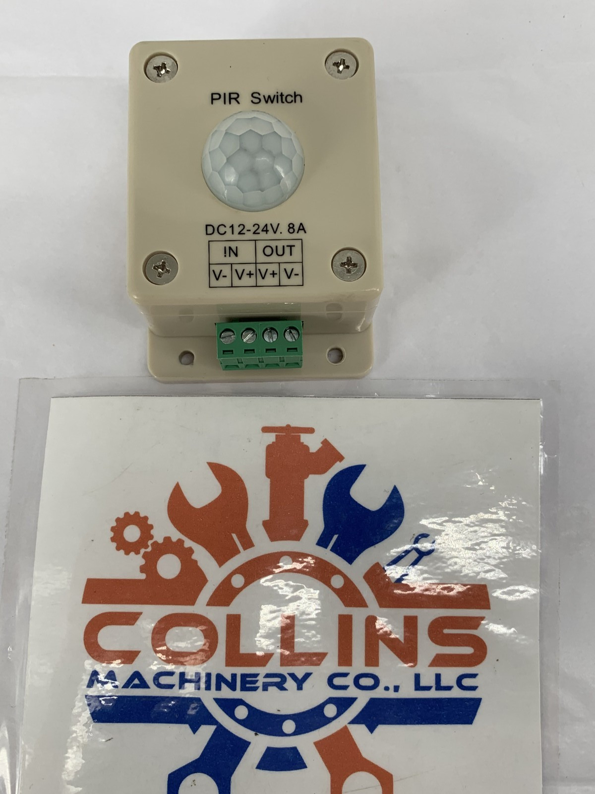 LP1R-8A 12VDC Passive Infrared (PIR) Motion Sensor Switch DC12-24VAC 8A Load