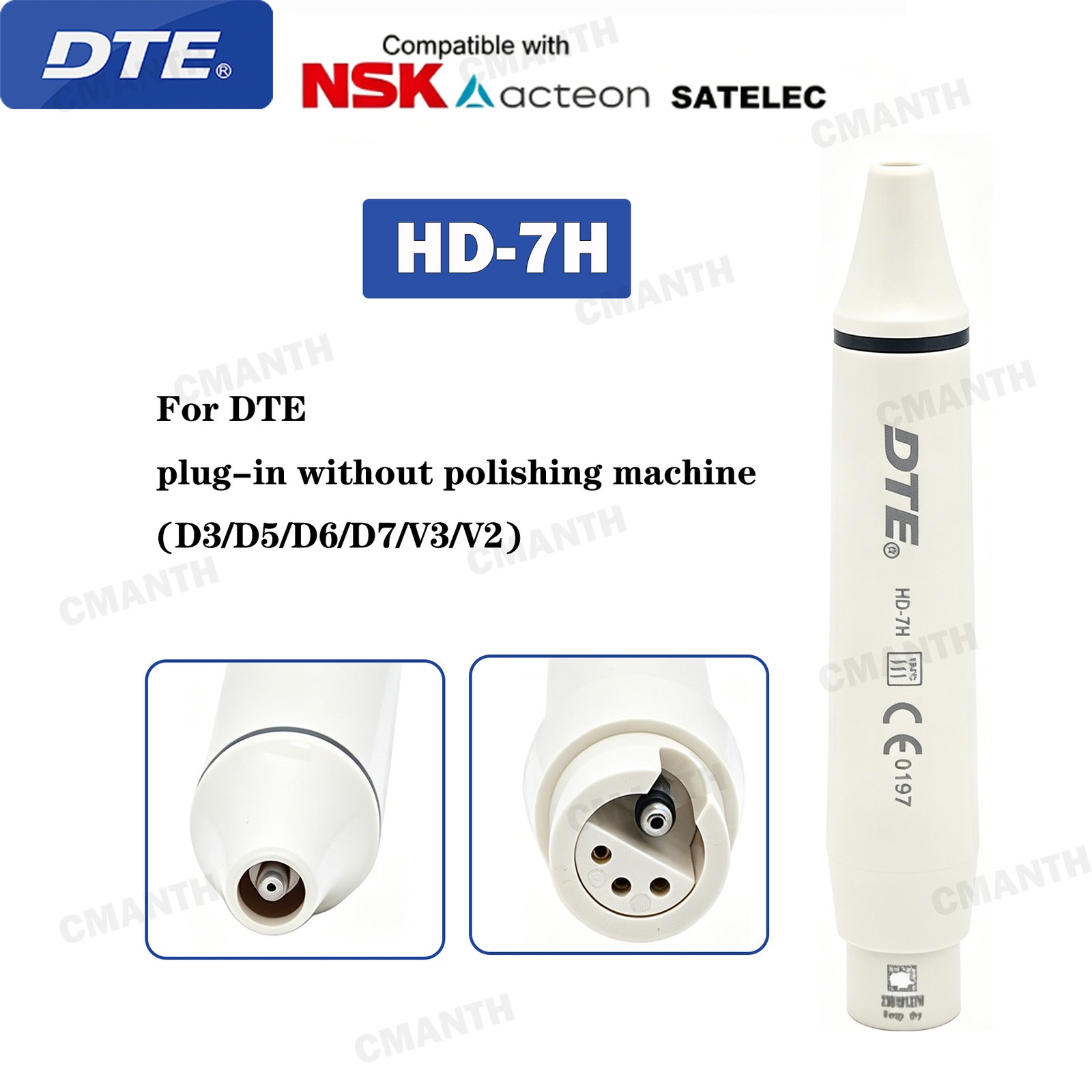 US Woodpecker DTE Dental Handpiece Ultrasonic Scaler Fit EMS SATELEC NSK HW5L/6L
