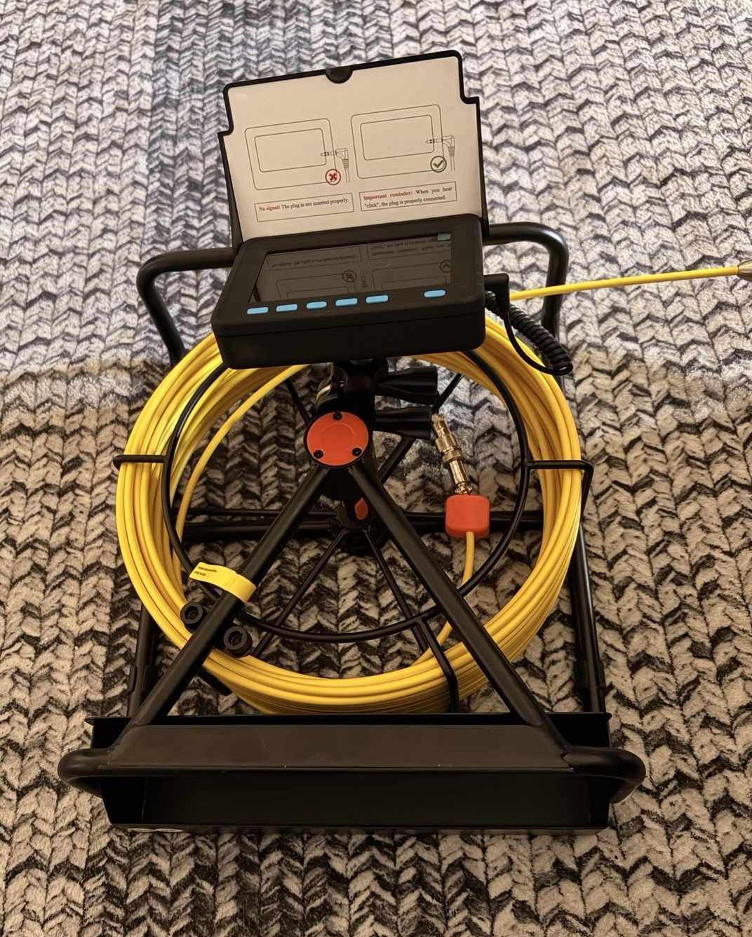 Sewer Piper Line Inspection VEVOR 66FT