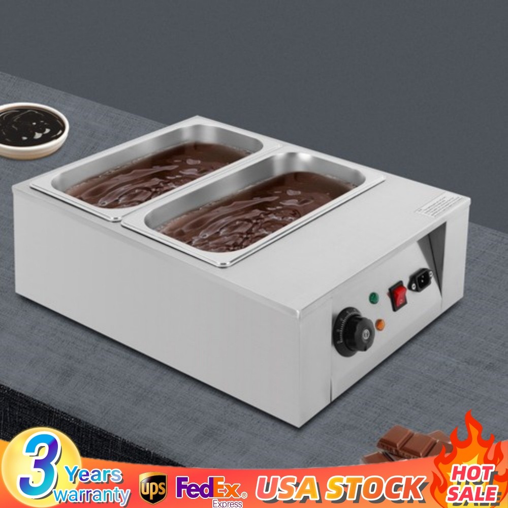 Chocolate Tempering Machine 8KG Commercial Electric Heating Pot Melter Maker NEW
