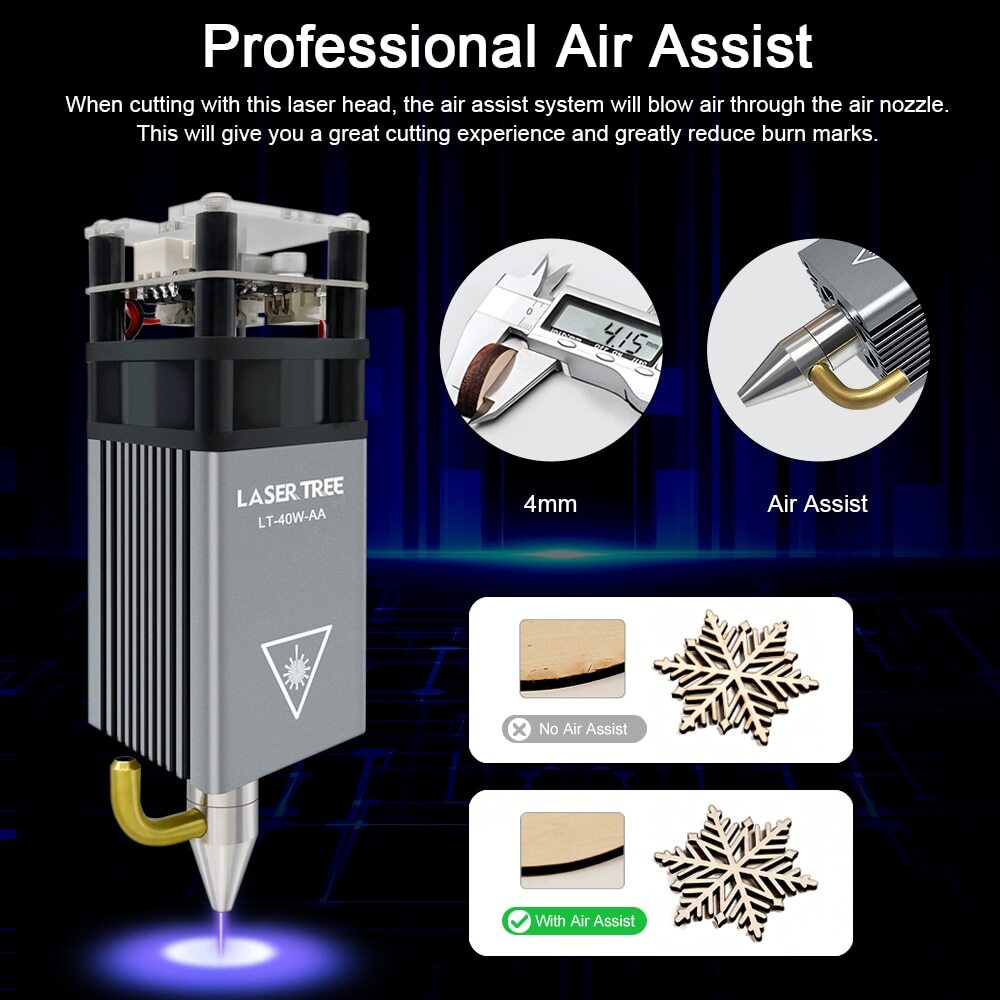 4W 5W 20W 30W 40W 60W Optical Power Laser Module for Laser Engraver Cutting DIY