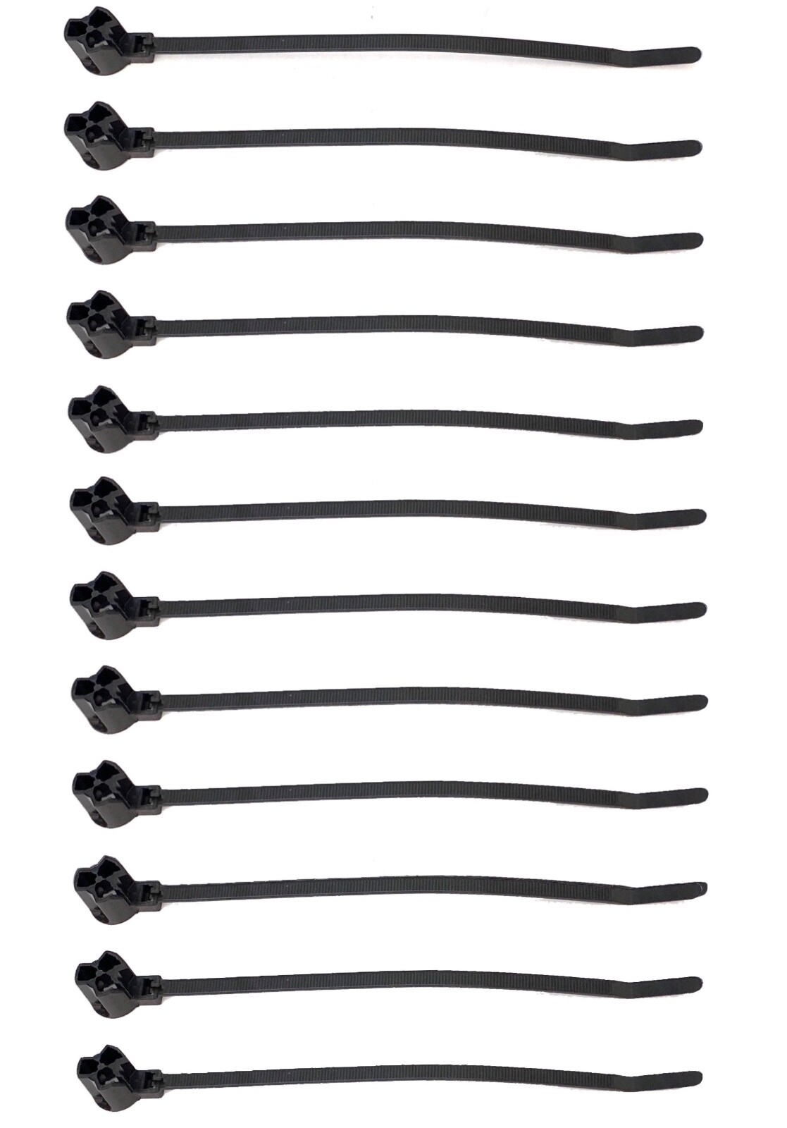 (12) Avery Dennison M8 Weld Stud Ties Cable Ties 7.5″ / 190mm Black 20011-0