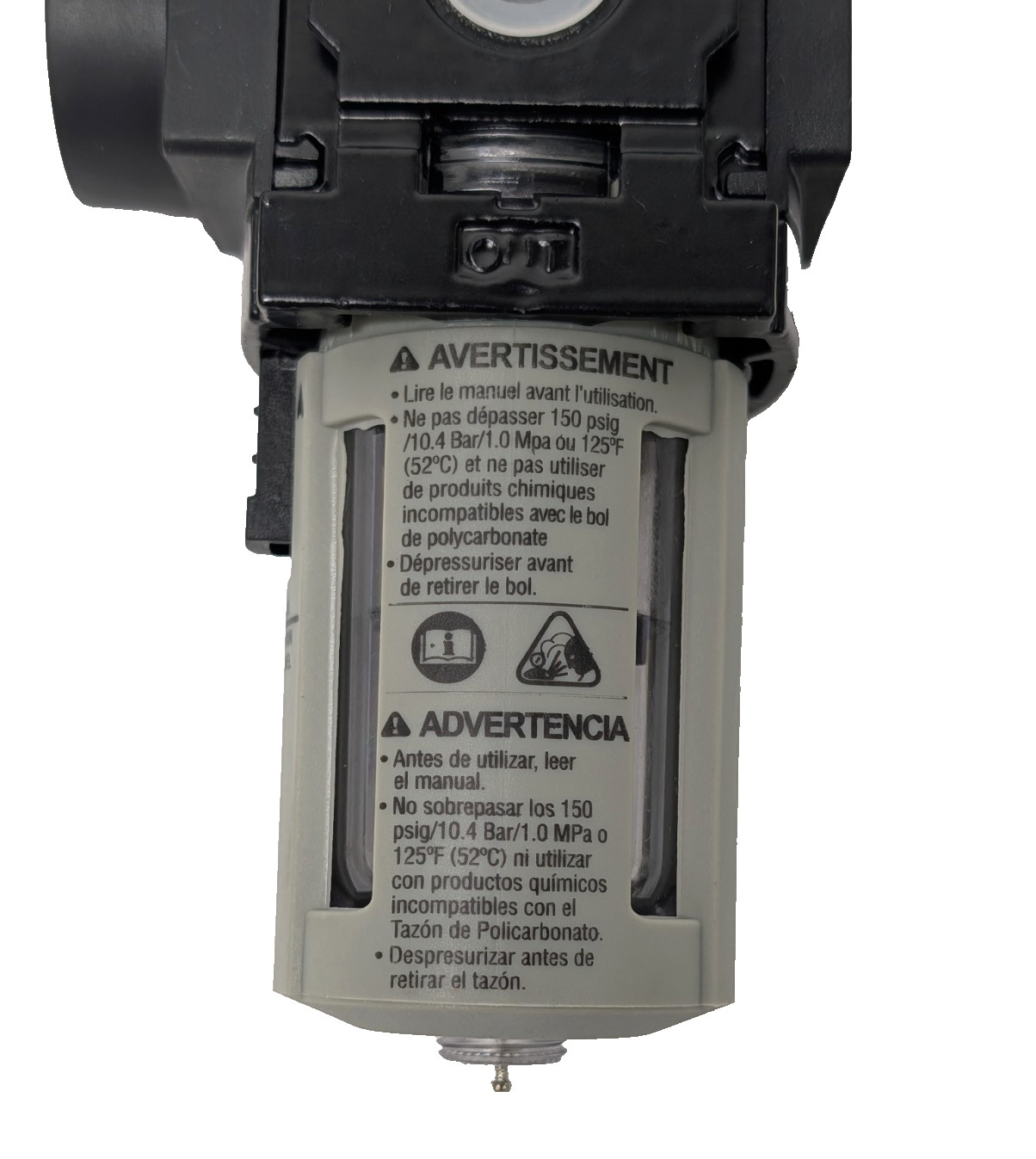 New Aro P39124-100 Filter/Regulator, 6.20 in (H), 2.91 in (W)