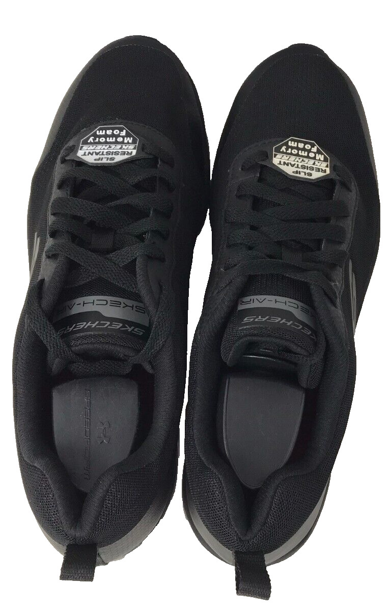 Skechers Men’s Work RF Skech-Air Chamness SR Lace Up Shoes Black Size:9.5 100U