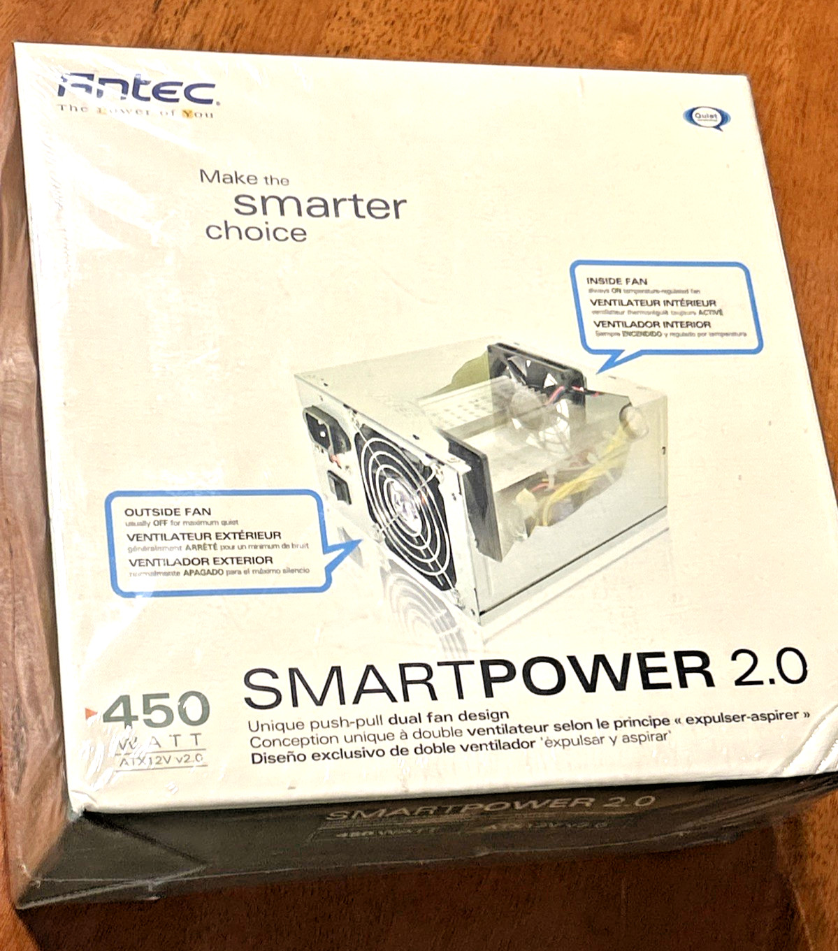 New In Box ANTEC VP450P Power Supply 450W ATX12V v2.0