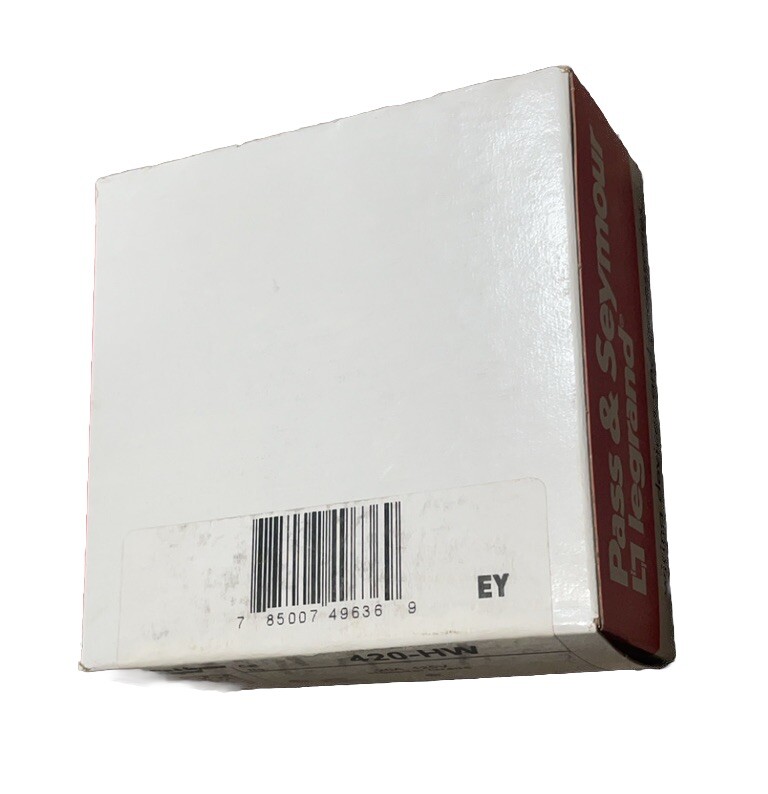 🔥1 Unit ~ P&S 420-HW Hospital Grade Quad Receptacle Outlet, 20A 125V🔥