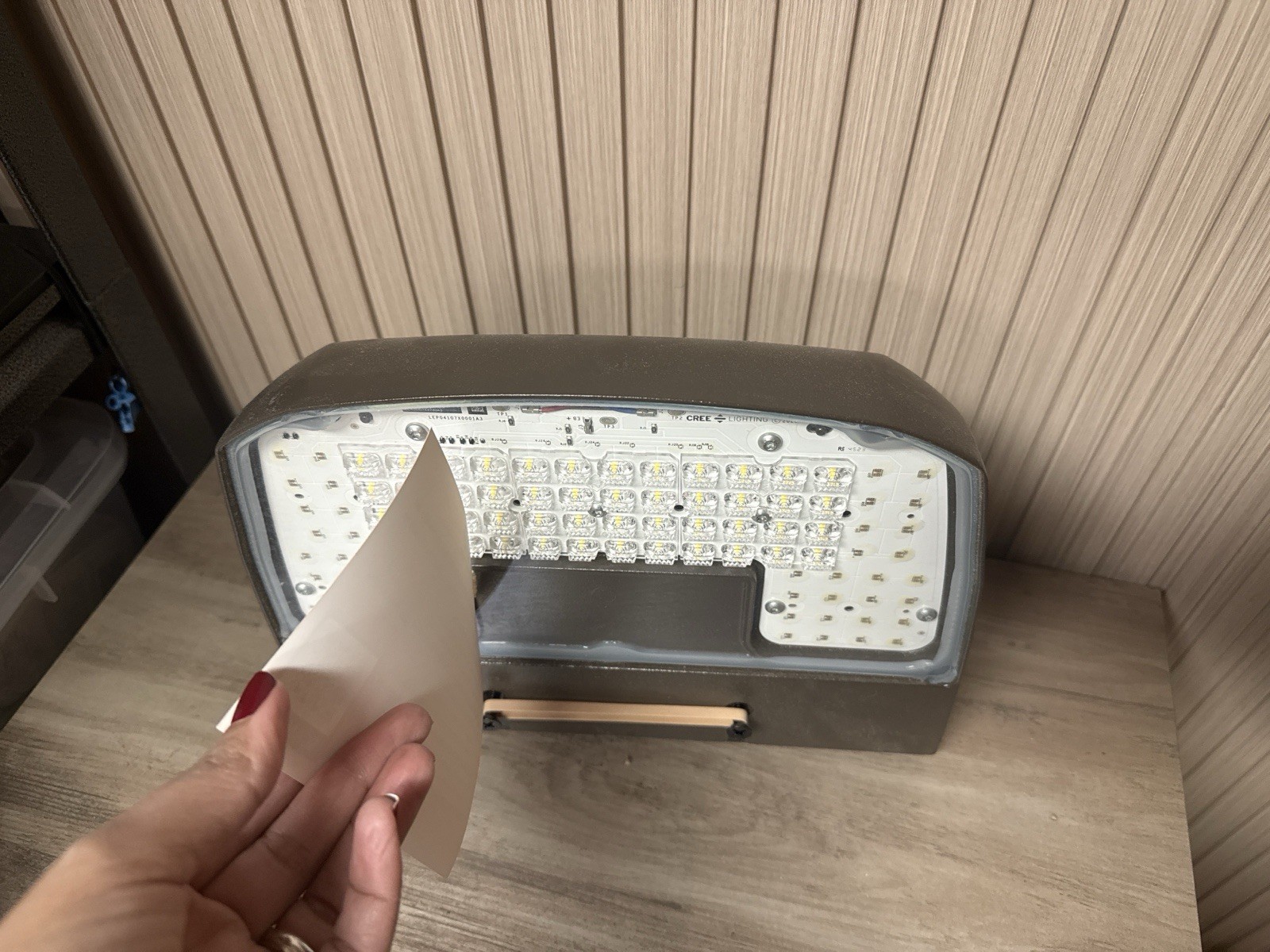 CREE LED OSQW-C-4L-40K7-2M-UL-WM-BZ Wall Pack 4000K Bronze UL Heavy Duty Outdoor