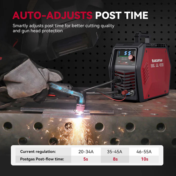 ARCCAPTAIN CUT55 PRO 55A Plasma Cutter Pilot Arc APP Control 110V/220V HF
