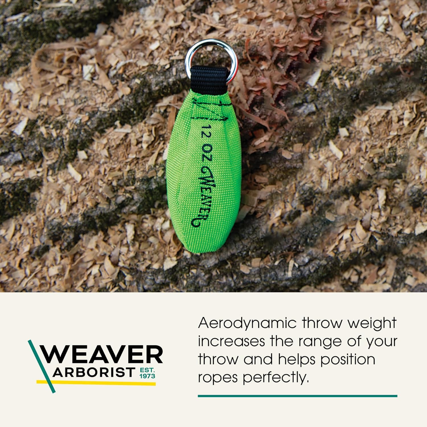 Throw Weight, 12 Oz Nylon Throw Bag for Tree Work, Climbing Rope Weight Bag, Res