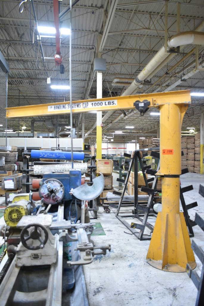 1,000 LB X 144′ HANDLING SYSTEM 360 JIB CRANE: STOCK #81329