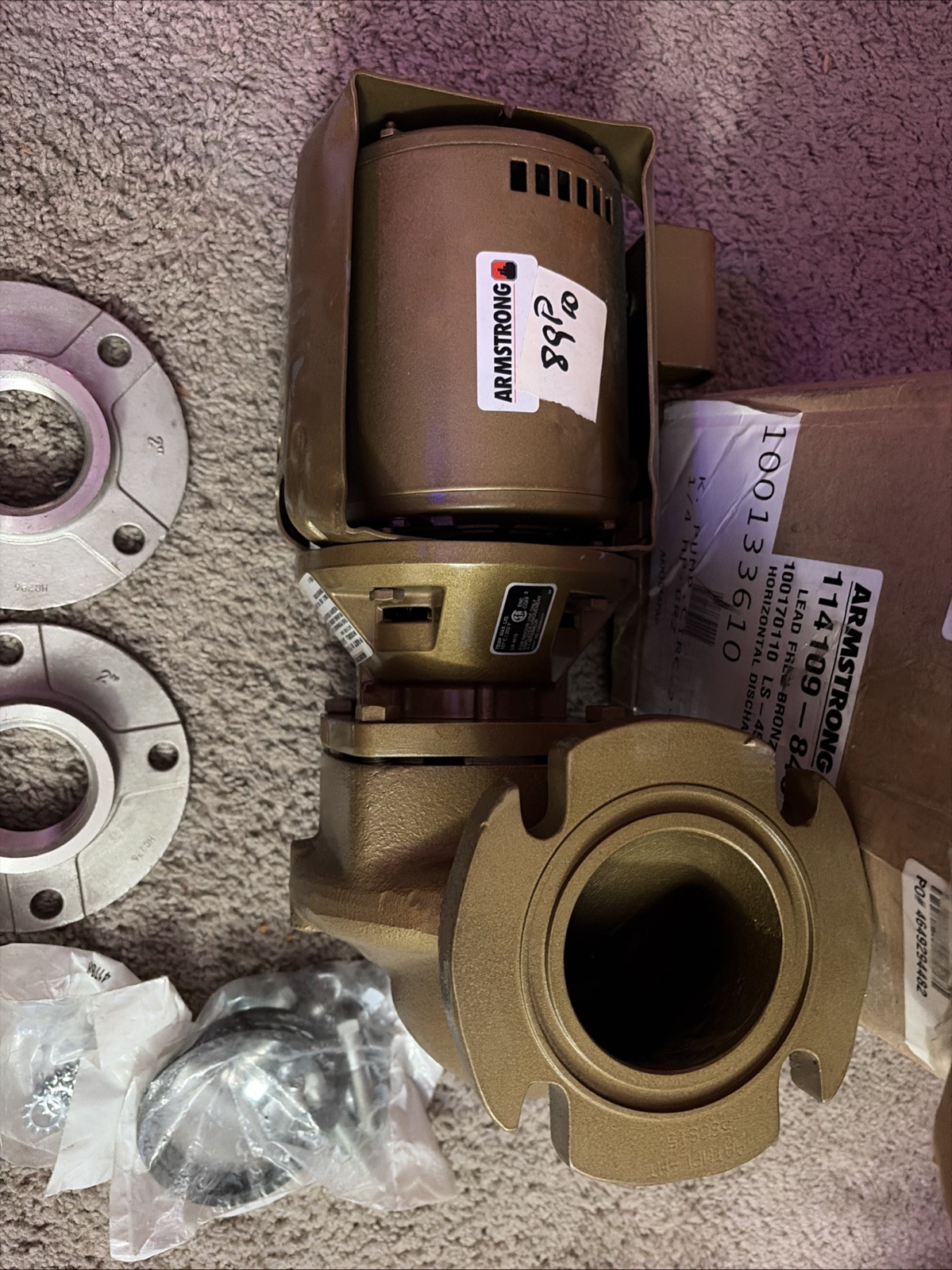 ARMSTRONG 114109-864 LS 45 AB 115V 1725 RPM – 1/4 HP NEW